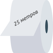 Чековая лента 57х25